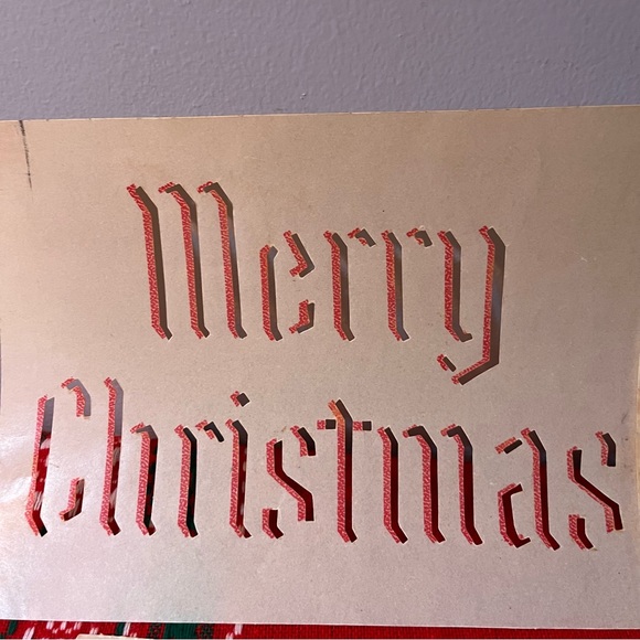 Vintage Christmas stencils Set of 6 Sheets. OLD! AMAZING! - Picture 4 of 9